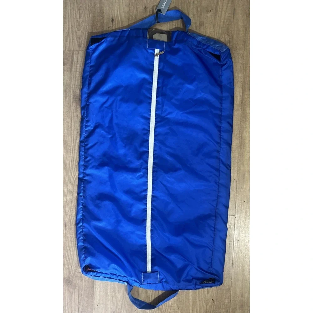 Taylor Made x ADIDAS Hanging Garment Bag Vintage LIMITED EDITION Blue 3 Stripes